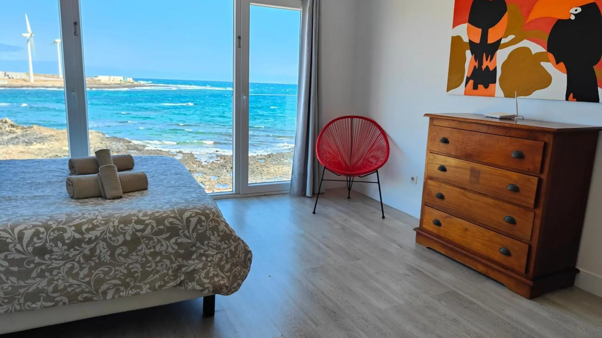 Vila Blue Breeze House With Pool Facing Sea Corralejo 0*,